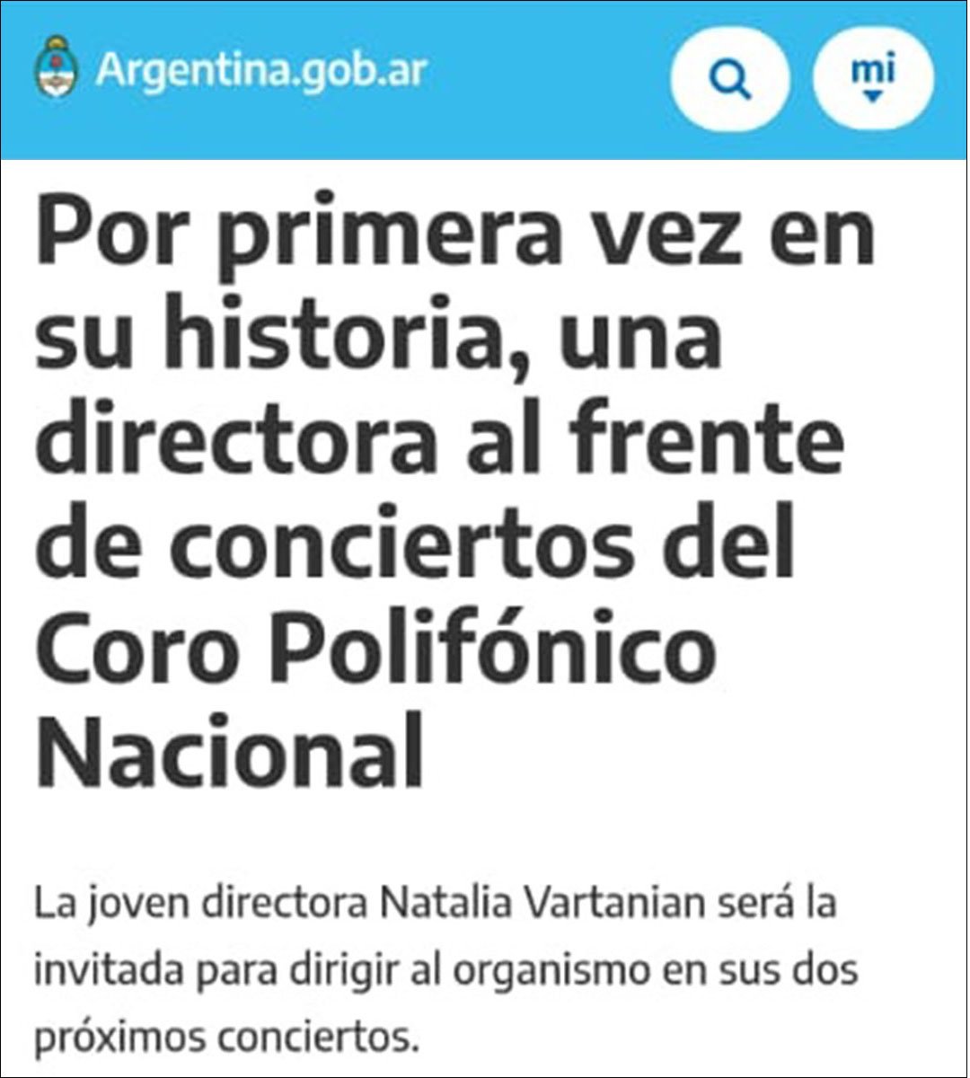 Noticia Ministerio de Cultura